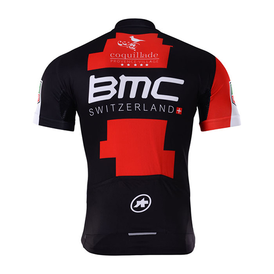 Maglia BMC Manica Corta 2017 rosso e nero - Clicca l'immagine per chiudere